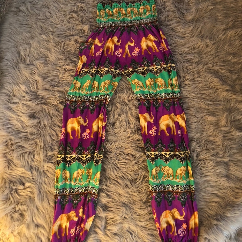 Bohemian Island yoga pants—Authentic